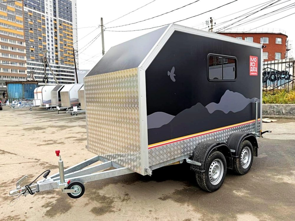 Фургон "МОЛОДЕЦ" 3,0х1,5/1,65 (R13х2) Черный (ЕА180932F3MC30004) фото