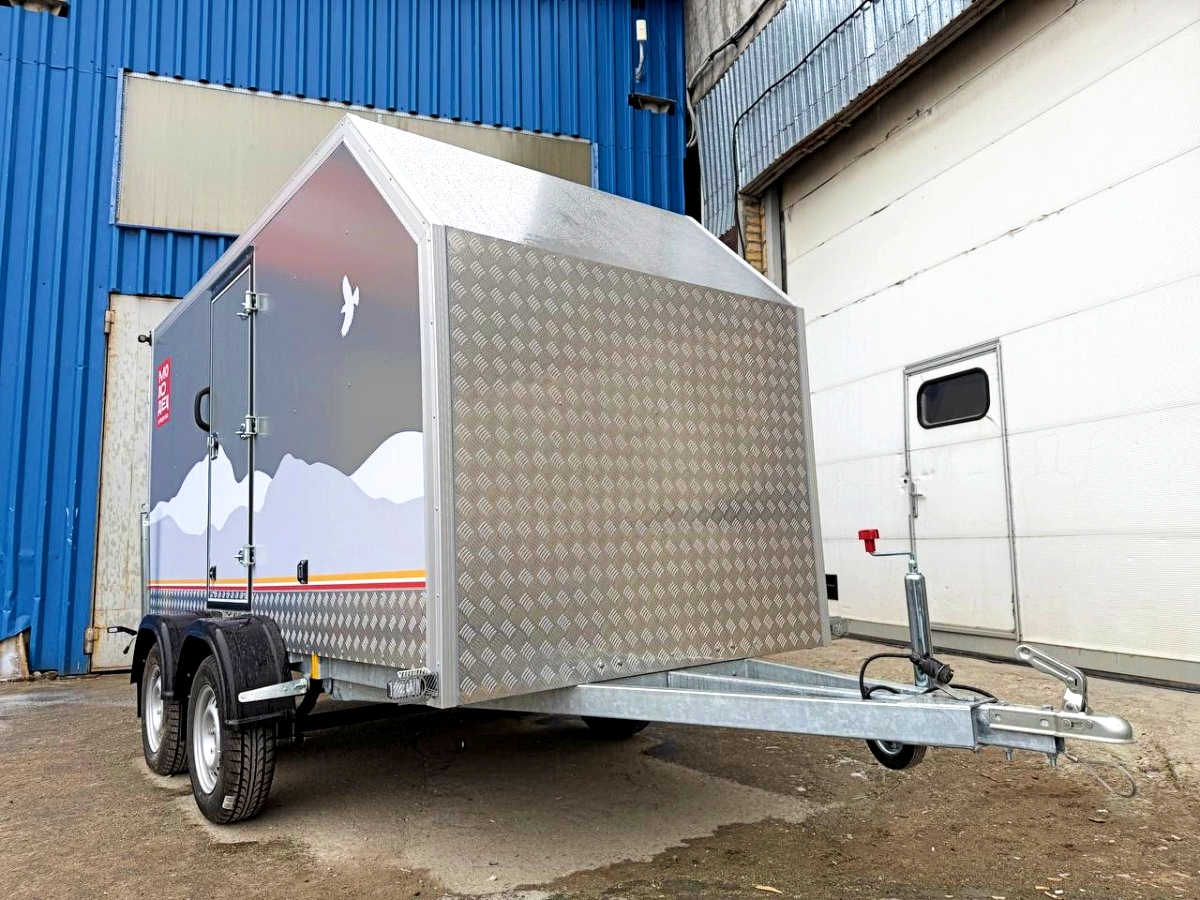 Фургон "МОЛОДЕЦ" 3,5х1,5/1,65 (R13х2) Серый (ЕА180932H4MC30075) фото