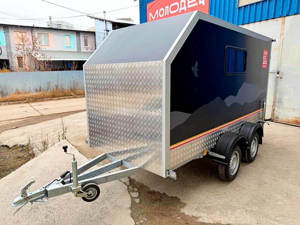 Фургон "МОЛОДЕЦ" 3,5х1,5/1,65 (R13х2) Черный (ЕА180932H4MC30202) фото