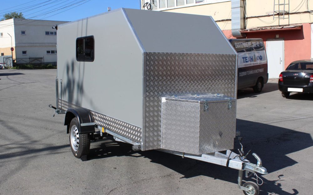 Прицеп — Фургон "МОЛОДЕЦ" 3.5х1.5 (R16) фото