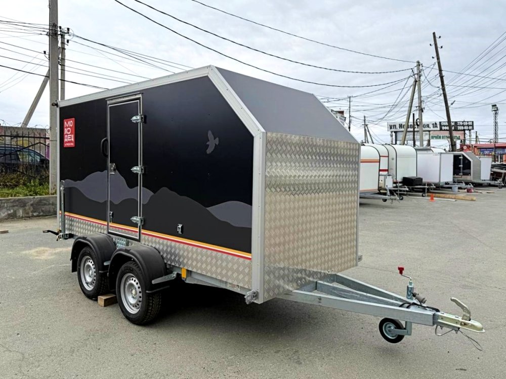 Фургон "МОЛОДЕЦ" 3,5х1,5/1,65 (R13х2) Черный (ЕА180932H4MC30205) фото