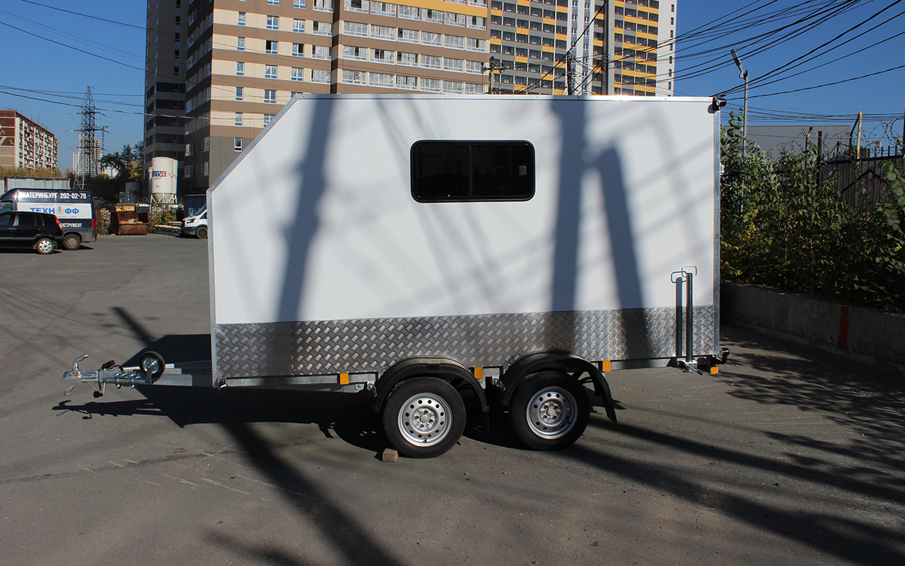 Прицеп — Фургон "МОЛОДЕЦ" 3.5х2.0 (двухосный)  фото