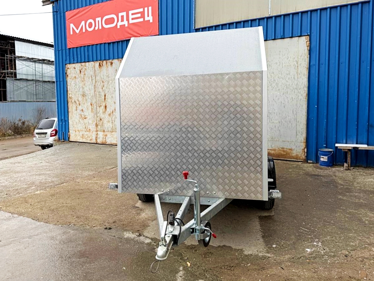 Фургон "МОЛОДЕЦ" 3,5х1,5/1,65 (R13х2) Серый (ЕА180932H4MC30075) фото