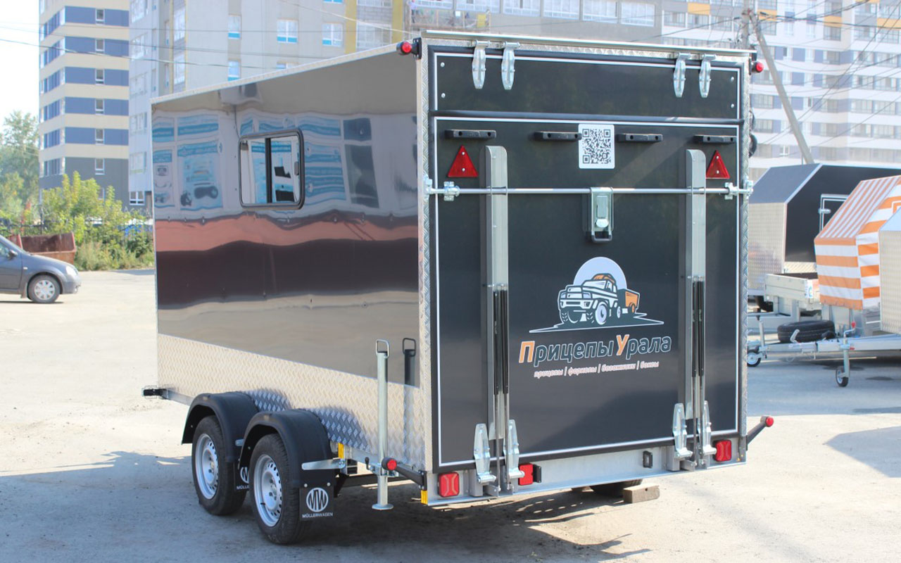 Прицеп — Фургон "МОЛОДЕЦ" 4.0х2.0 (двухосный) фото