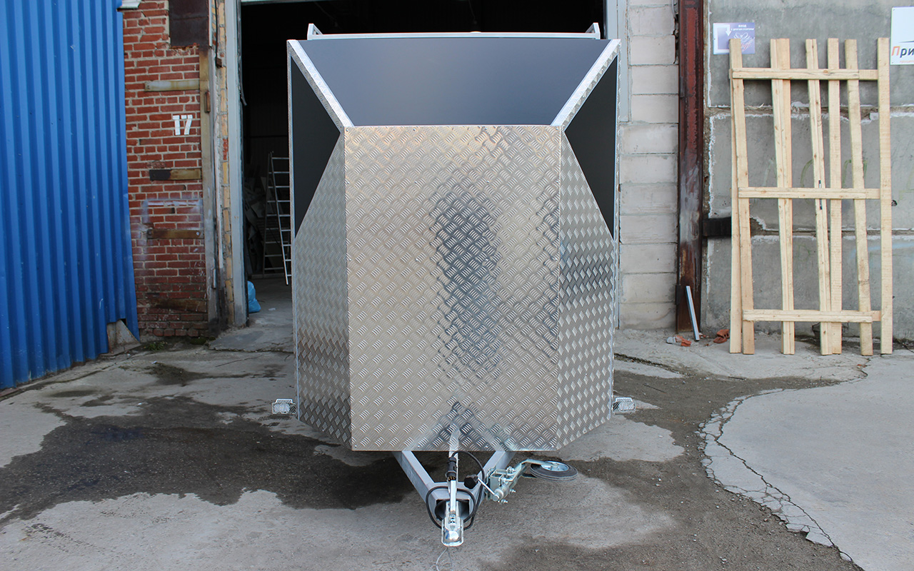 Прицеп — Фургон "МОЛОДЕЦ" 3.5х1.5 (двухосный)  фото