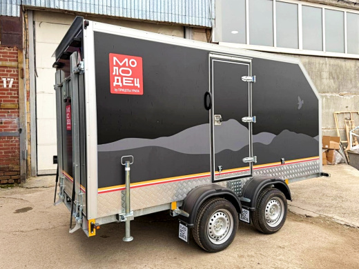 Фургон "МОЛОДЕЦ" 3,5х1,5/1,65 (R13х2) Черный (ЕА180932H4MC30202) фото