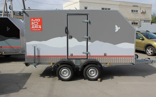 Прицеп — Фургон "МОЛОДЕЦ" 3.5х1.5 (двухосный)  фото