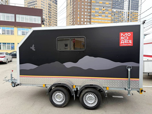 Фургон "МОЛОДЕЦ" 3,5х1,5/1,65 (R13х2) Черный (ЕА180932H4MC30077) фото