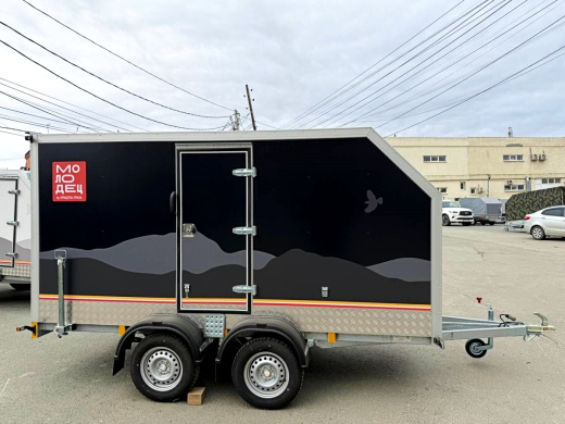 Фургон "МОЛОДЕЦ" 3,5х1,5/1,65 (R13х2) Черный (ЕА180932H4MC30205) фото