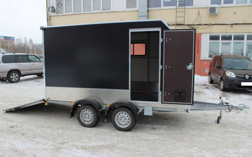 Прицеп — Фургон "МОЛОДЕЦ" 3.5х2.0 (двухосный)  фото