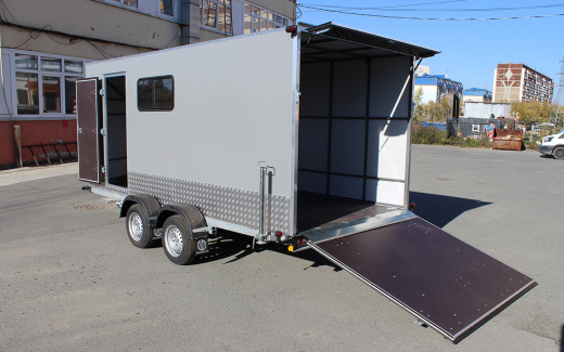 Прицеп — Фургон "МОЛОДЕЦ" 4.0х2.0 (двухосный) фото