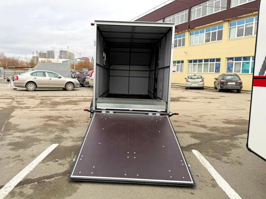 Фургон "МОЛОДЕЦ" 3,5х1,5/1,65 (R13х2) Серый (ЕА180932H4MC30206) фото