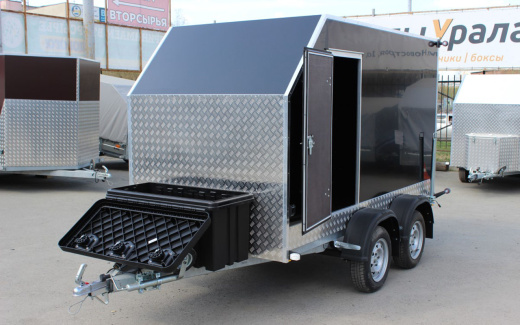 Прицеп — Фургон "МОЛОДЕЦ" 3.0×1.5 (двухосный) фото