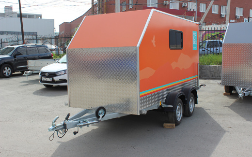 Прицеп — Фургон "МОЛОДЕЦ" 3.5х1.5 (двухосный)  фото