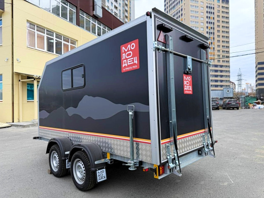 Фургон "МОЛОДЕЦ" 3,5х1,5/1,65 (R13х2) Черный (ЕА180932H4MC30205) фото