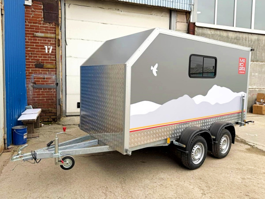 Фургон "МОЛОДЕЦ" 3,5х1,5/1,65 (R13х2) Серый (ЕА180932H4MC30204) фото