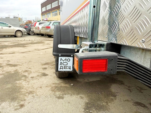 Фургон "МОЛОДЕЦ" 3,5х1,5/1,65 (R13х2) Серый (ЕА180932H4MC30206) фото