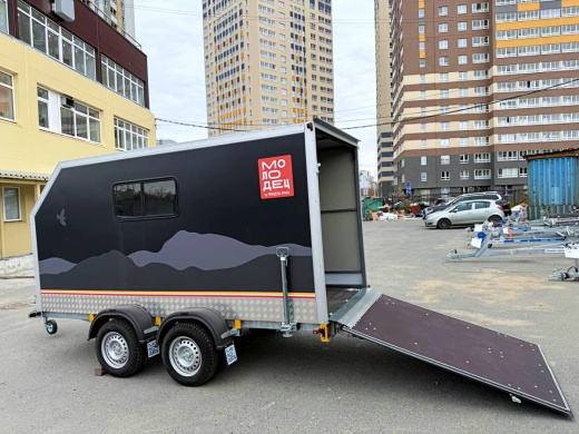 Фургон "МОЛОДЕЦ" 3,5х1,5/1,65 (R13х2) Черный (ЕА180932H4MC30205) фото