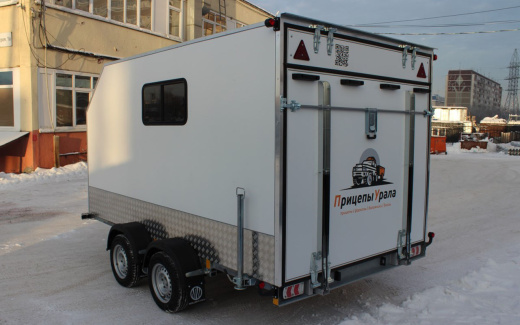 Прицеп — Фургон "МОЛОДЕЦ" 3.5х2.0 (двухосный)  фото