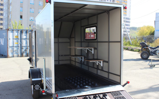 Прицеп — Фургон "МОЛОДЕЦ" 3.5х1.5 (R16) фото