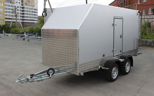 Прицеп — Фургон "МОЛОДЕЦ" 3.5х1.5 (двухосный)  фото