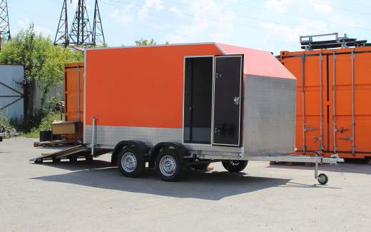 Прицеп — Фургон "МОЛОДЕЦ" 3.5х2.0 (двухосный)  фото