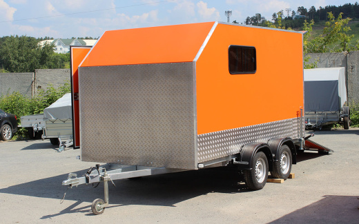 Прицеп — Фургон "МОЛОДЕЦ" 3.5х2.0 (двухосный)  фото