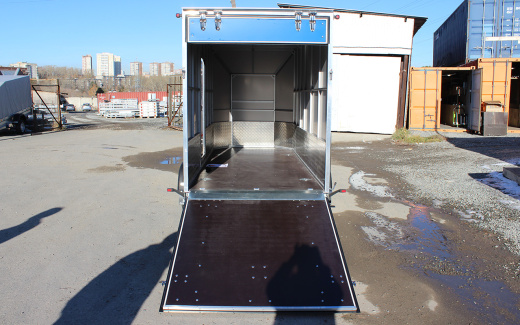 Прицеп — Фургон "МОЛОДЕЦ" 3.5х1.5 (двухосный)  фото