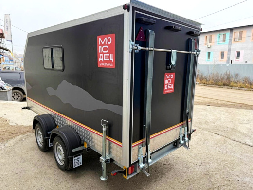 Фургон "МОЛОДЕЦ" 3,5х1,5/1,65 (R13х2) Черный (ЕА180932H4MC30202) фото