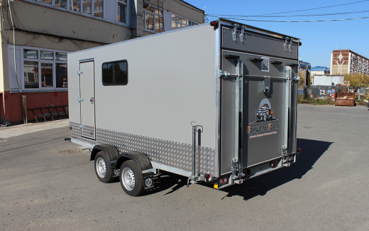 Прицеп — Фургон "МОЛОДЕЦ" 4.0х2.0 (двухосный) фото