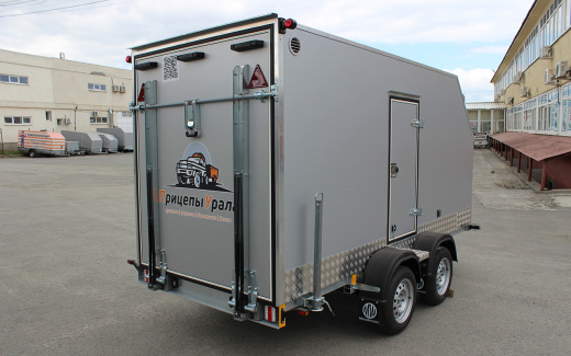 Прицеп — Фургон "МОЛОДЕЦ" 3.5х1.5 (двухосный)  фото