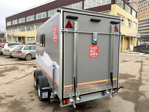 Фургон "МОЛОДЕЦ" 3,5х1,5/1,65 (R13х2) Серый (ЕА180932H4MC30206) фото