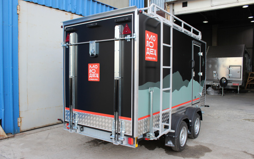 Прицеп — Фургон "МОЛОДЕЦ" 3.5х1.5 (двухосный)  фото