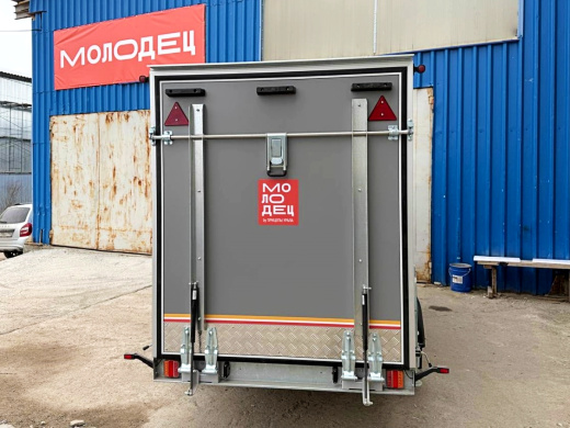 Фургон "МОЛОДЕЦ" 3,5х1,5/1,65 (R13х2) Серый (ЕА180932H4MC30204) фото