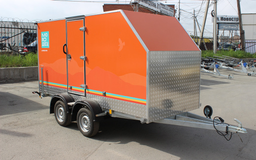 Прицеп — Фургон "МОЛОДЕЦ" 3.5х1.5 (двухосный)  фото