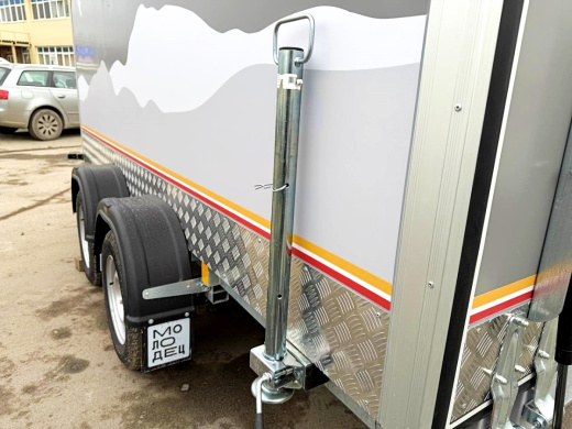 Фургон "МОЛОДЕЦ" 3,5х1,5/1,65 (R13х2) Серый (ЕА180932H4MC30206) фото