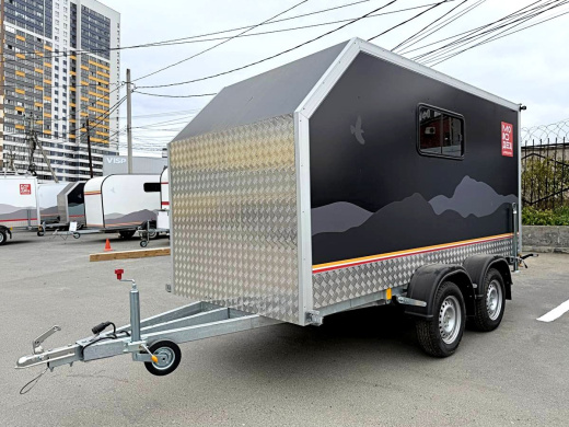 Фургон "МОЛОДЕЦ" 3,5х1,5/1,65 (R13х2) Черный (ЕА180932H4MC30077) фото