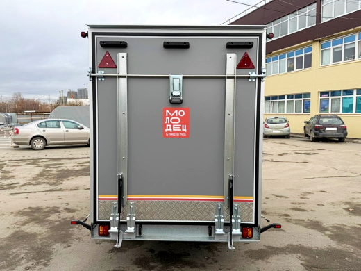 Фургон "МОЛОДЕЦ" 3,5х1,5/1,65 (R13х2) Серый (ЕА180932H4MC30206) фото