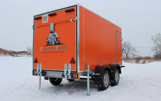 Прицеп — Фургон "МОЛОДЕЦ" 3.0×1.5 (двухосный) фото