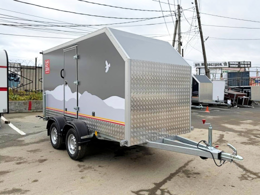 Фургон "МОЛОДЕЦ" 3,5х1,5/1,65 (R13х2) Серый (ЕА180932H4MC30206) фото