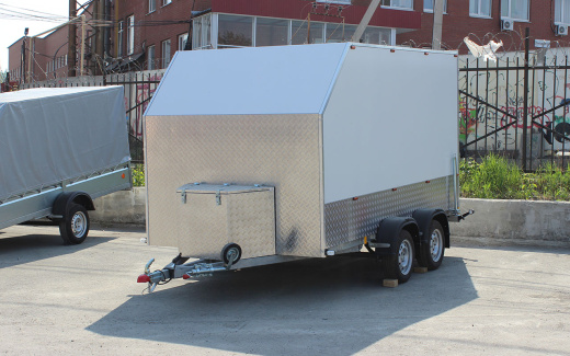 Прицеп — Фургон "МОЛОДЕЦ" 3.5х2.0 (двухосный) фото